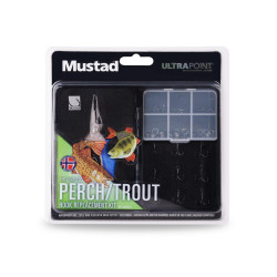 KIT MUSTAD PERCH/TROUT CU CLESTE INELE+DIV. ACCESORII