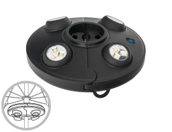 LAMPA CORT&UMBRELA CARP ZOOM 4X3 LED 200 LUMENS