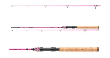 LANSETA DAIWA NINJA X KIDS 1.60M 10-30G PINK 2BUC - Img 2