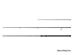 LANSETA DELPHIN FEEDERA 3.60M 100G 3+2BUC