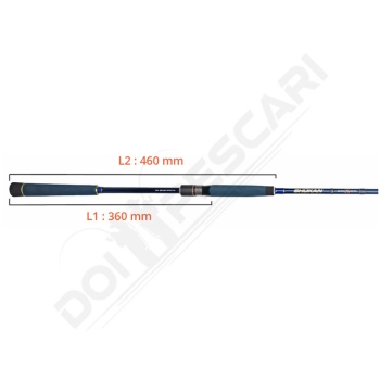 Lanseta Sakura Shukan Spin SHUS 802 M 2.44m 7-28gr EGI