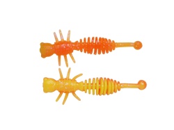 LARVA BERKLEY POWERBAIT POWER LARVAE 55MM FLUO ORANGE / SUNSHINE YELLOW