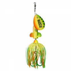 LINGURA LINGURITA ROTATIVA MADCAT A-STATIC SCREAMING SPINNER 65GR FIRETIGER UV