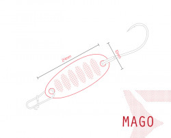 LINGURITA OSCILANTA DELPHIN MAGO 2G WAMP HOOK #8 SNAP 00
