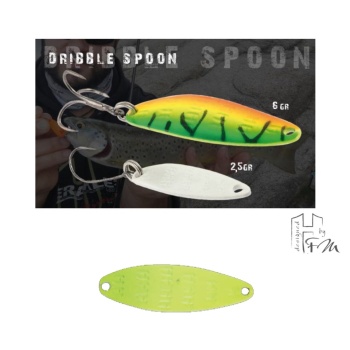 LINGURITA OSCILANTA HERAKLES DRIBBLE SPOON 2.5gr Chartreuse