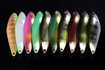 LINGURITA OSCILANTA JACKALL TRICOROLL 6.4CM / 10G GOLD AYU - Img 2