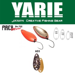 LINGURITA OSCILANTA YARIE JESPA 702 PIRICA MORE 1.0GR CULOARE AD3 SAKO PELLET