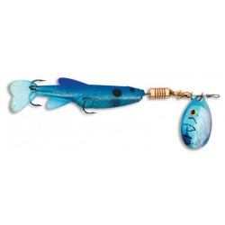 LINGURITA ROTATIVA 3G 9.5CM ZEBCO MINNOW FLYER BLUE/SILVER