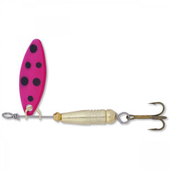 LINGURITA ROTATIVA 8.0G ZEBCO WATERWINGS RIVER SPINNER PINK