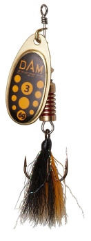 LINGURITA ROTATIVA DAM STANDARD DRESSED SPINNER NR.6 20G S BLACKY