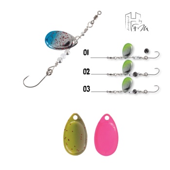 LINGURITA ROTATIVA HERAKLES CLEVER SPIN 1.5gr Culoare 31 Rainbow
