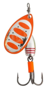 LINGURITA ROTATIVA SAVAGE GEAR ROTEX NR.3 8G FLUO ORANGE SILVER - Img 2