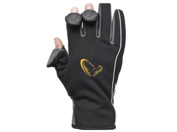 MANUSI SAVAGE GEAR SOFTSHELL WINTER BLACK MAR.L - Img 3