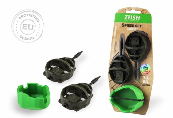 METHOD FEEDER ZFISH SPIDER LARGE SET 90-100G + MATRITA