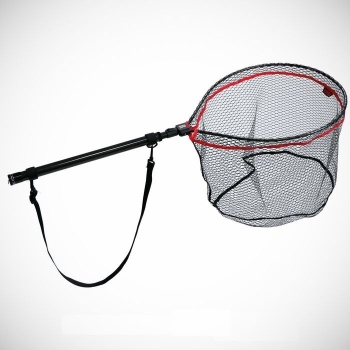 MINCIOG TELESCOPIC RAPALA KARBON JETTY RUBBERIZED NET 50X40CM 45CM-3.00M - Img 2