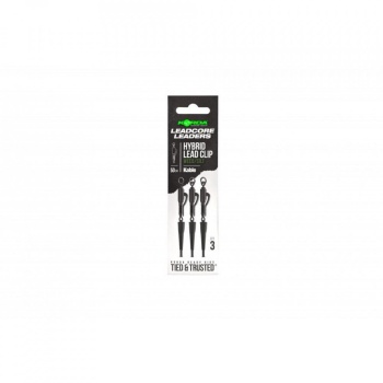 MONTURA PLUMB PIRDUT KORDA KABLE KABLE HYBRID LEAD CLIP 50CM WEED - Img 2