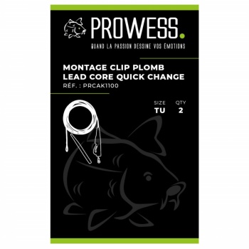 MONTURA PROWESS CLIP PLUMB LEADCORE AGRAFA QUICK CHANGE 2 BUC - Img 2