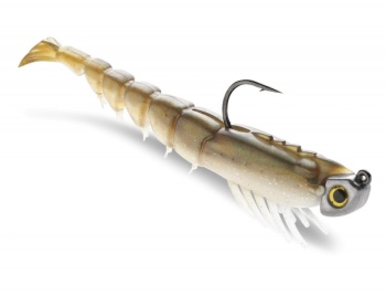 NALUCA STORM 360GT COASTAL SHRIMP JIG HEAD, GLOW, 8CM, 3.5G, 1 NALUCA ARMATA + 3 CORPURI - Img 2