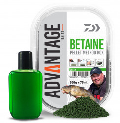 PELETE DAIWA ADVANTAGE METHOD BOX + BOOSTER GREEN BETAIN 500G