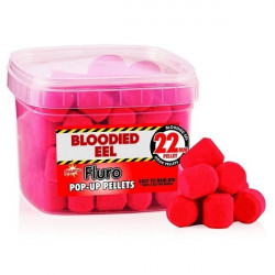 PELETE DYNAMITE BAITS FLURO POP-UP BLOODIED EEL 22 MM RED
