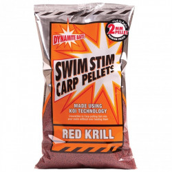 PELETE DYNAMITE BAITS SWIM STIM RED KRILL CARP 2MM 900G