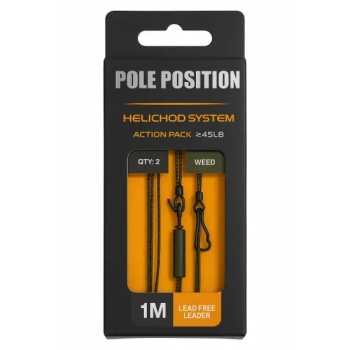 RIG GAMAKATSU POLE POSITION HELI-CHOD 45LB SILT 2BUC/PL