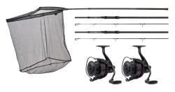 SET 2 LANSETE JRC ROVA LT 2 ROD 3.00M 2SEC + MULINETE 6500 180/0.35