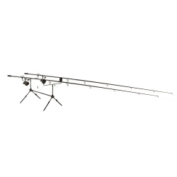 SET 2 LANSETE MITCHELL GT PRO 11FT/3.30M 2.5LB 2SEC + 2 X MULINETE 8000 250/0.35 + RODPOD + SENZORI + ACCESORII