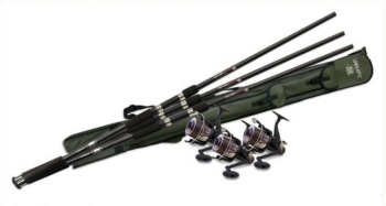 SET 3 LANSETAE LINEAEFFE TOP CARP 3.60M/2.75LBS + 3 MULINETE LINEAEFFE S 60 + HUSA
