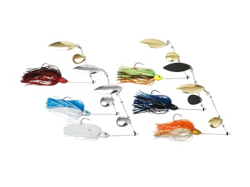 SET 60 LINGURITE ROTATIVE DAM ASSORTED LURE BOX SPINNERBAIT 60PCS - Img 2