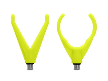 SET CAP SUPORTI PENTRU LANSETE DELPHIN HOLDSET / GALBEN FLUO UNI V+U / GALBEN FLUO