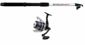 SET LANSETA LINEAEFFE TELE EXTREME SNAKE HEAD 2.10M/50G + MULINETA LINEAEFFE S 20