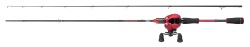 SET LANSETA MITCHELL COLORS MX RED 1.98M 5-25G 2SEC + MULINETA LP 100/0.33