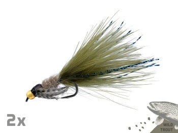 SET MUSTE ARTIFICIALE DELPHIN FLY / 10BUC WILD TROUT - Img 2