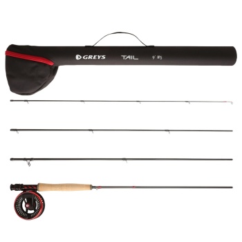 SET PESCUIT LA MUSCA GREYS TAIL ROD. REEL & LINE COMBO 3.00M 7LINE 4PC/ 7/8 Reel / WF7F Line - Img 3