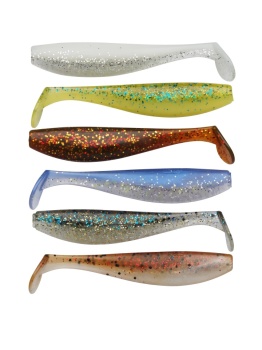 SET SHAD ABU GARCIA PADDLETAIL BOX 10CM 60PCS - Img 2