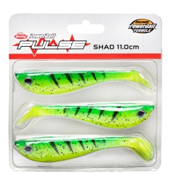 SHAD BERKLEY PULSE SHAD 11CM 3BUC HOT FIRETIGER