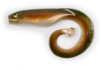 SHAD BLACK CAT MEGA CURL TAIL 22CM EEL