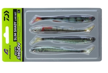 SHAD DAIWA PROREX REAL SLIM LIVE 10,5CM/COLOR SET/4BUC/PL