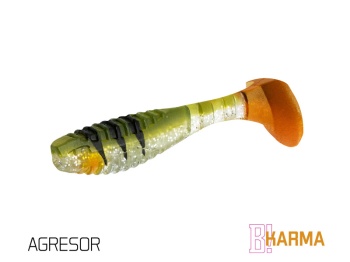 SHAD DELPHIN KARMA UVS / 5BUC 8CM / TIGERA - Img 7