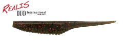 SHAD DUO REALIS VERSA PINTAIL 3 7.6CM F018 GREEN PUMPKIN RED FLAKE 10BUC/PLIC