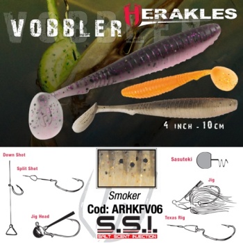SHAD HERAKLES VOBBLER 4 10cm SMOKER