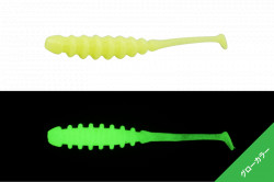 SHAD JACKALL TIDEBEAT2.0INCH GLOW CHART 8BUC/PL