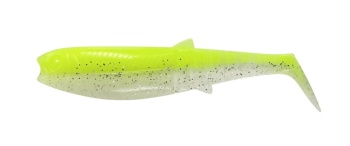 SHAD SAVAGE GEAR CANNIBAL 12.5CM 20G FLOU YELLOW GLOW 4BUC/PL