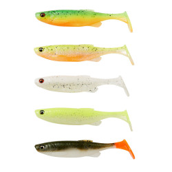 SHAD SAVAGE GEAR FAT MINNOW T-TAIL 10.5CM 11G DARKWATER MIX 5BUC/PL