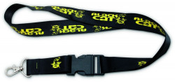 SNUR PORT ACCESORII BLACK CAT LANYARD KEYCHAIN