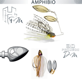SPINNERBAIT HERAKLES AMPHIBIO WILLOW 3/8oz 10.5gr Wakasagi