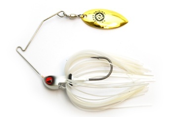 SPINNERBAIT RAID LEVEL SPIN PINO SINGLE WILLOW 7gr 06 Pearl White