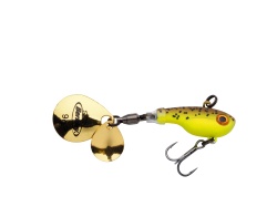 SPINNERTAIL BERKLEY PULSE SPINTAIL 7CM / 14G BROWN CHARTREUSE