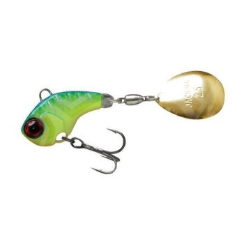SPINNERTAIL JACKALL DERACOUP 1/2OZ BLUEBACK CHARTREUSE